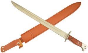 NÓŻ AK 47 BAGNET KLASYCZNY 51cm KOSA XXL DUŻY  ETUI