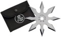 Nóż rzutka shuriken 8R silver 4szt etui oryginał
