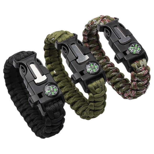 BRANSOLETKA SURVIVAL 5W1 TRZY KOLORY PARACORD10.jpg