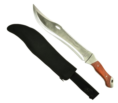 Maczeta nóż bowie crocodile mocny z pokrowcem A10021