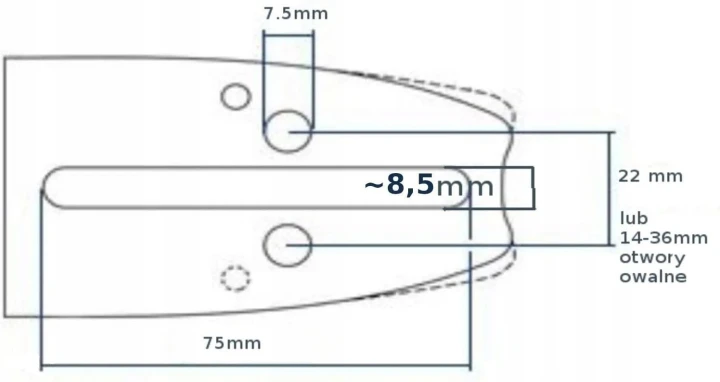 Prowadnica-do-piły-spalinowej-NAC-20"-0,325 -,5-50CM-CST61-50AC 5.jpg