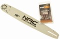 Prowadnica do piły spalinowej NAC 1x łańcuch TC 0,325” 16" 40cm 66zp 