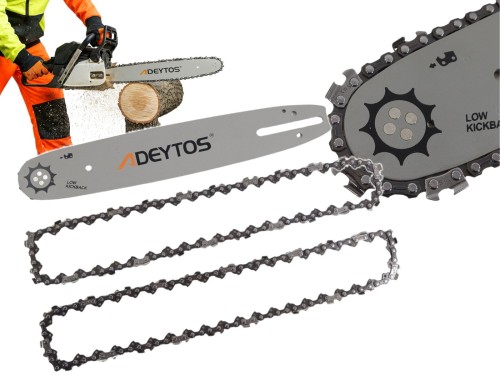 Prowadnica do piły 13" 2X łańcuch 0,325" do gałęziówki  38cm 56ZP 28ZT 