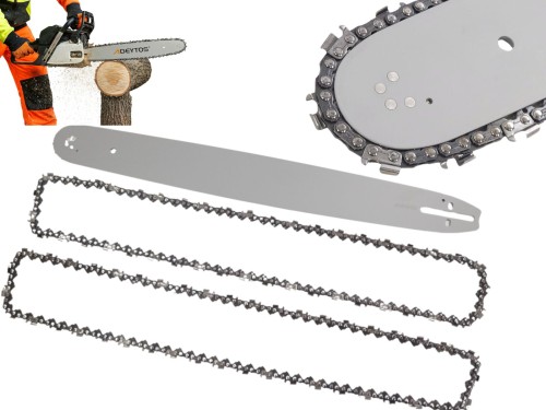 Prowadnica do piły spalinowej NAC 2x łańcuch SKOK 325 22" 63cm Długa