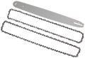 Prowadnica do piły spalinowej NAC 2x łańcuch SKOK 325 22" 63cm Długa
