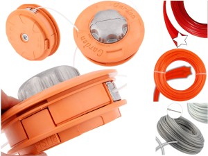 GŁOWICA TNĄCA DO KOSY ŻYŁKA STALOWA ŻYŁKA GWIAZDA GARDEN MEGA ZESATW