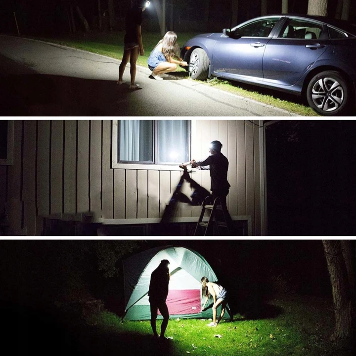 MOCNA LATARKA CZOŁOWA LED 2 PASKI Z CZUJNIKIEM RUCHU CZOŁÓWKA SPORTOWA XPE 3.jpg