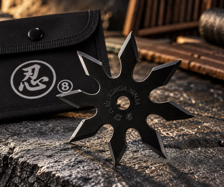 RZUTKA SHURIKEN 8 RAMION DO RZUCANIA CZARNA ORYGINAŁ 7.png