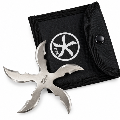 SHURIKEN METALOWY 5 RAMIENNY GWIAZDA NINJA 100mm 50g BF016 Z ETUI 1.png