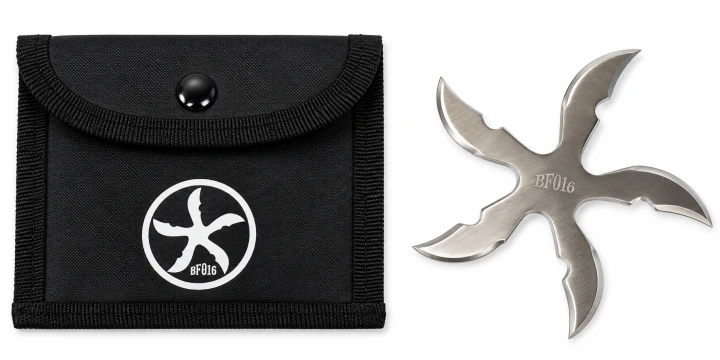SHURIKEN METALOWY 5 RAMIENNY GWIAZDA NINJA 100mm 50g BF016 Z ETUI 2.png
