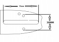 Prowadnica do piły spalinowej 2x łańcuchy 0,325” 16" 40cm 66zp