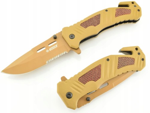 NÓŻ SCYZORYK RATOWNICZY WOJSKOWY CAMEL N91 MOCNY