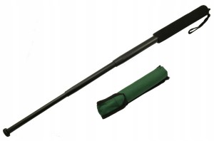 PAŁKA TELESKOPOWA 63 cm BATON DO SAMOOBRONY DŁUGA POKROWIEC
